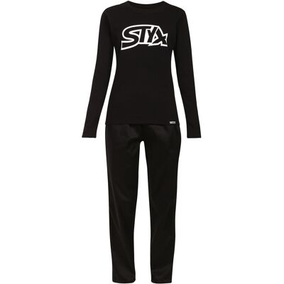 Dámske pyžamo Styx čierne (PDD960) S Dámske pyžamo Styx čierne (PDD960) S