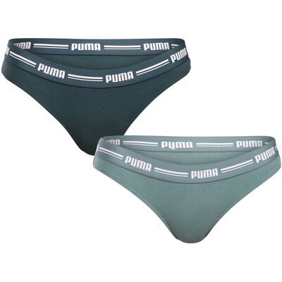 2PACK dámske tangá Puma viacfarebné (603034001 028) M 2PACK dámske tangá Puma viacfarebné (603034001 028) M