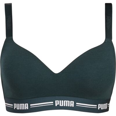 Dámska športová podprsenka Puma zelená (604024001 027) M Dámska športová podprsenka Puma zelená (604024001 027) M