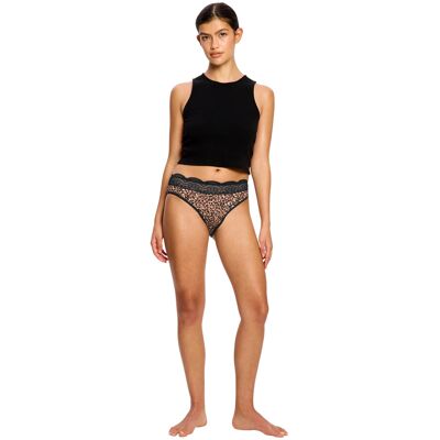 Menštruačné nohavičky Modibodi Sensual Hi Waist Bikini Moderate Animalia Brown (MKMSHWBMAB) XS Menštruačné nohavičky Modibodi Sensual Hi Waist Bikini Moderate Animalia Brown (MKMSHWBMAB) XS