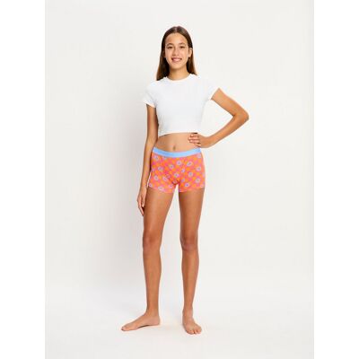 Dievčenské menštruačné nohavičky Modibodi Teen Hipster Boyshort Moderate Flower Checkerboard (DMKMTHBMFC) 10-12 rokov Dievčenské menštruačné nohavičky Modibodi Teen Hipster Boyshort Moderate Flower Checkerboard (DMKMTHBMFC) 10-12 rokov