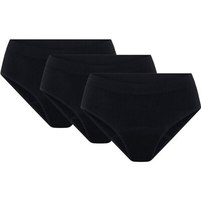 3PACK menštruačné nohavičky Modibodi Soft Stretch Seamless Bikini Brief Moderate (3MKMSSSBBM) XL 3PACK menštruačné nohavičky Modibodi Soft Stretch Seamless Bikini Brief Moderate (3MKMSSSBBM) XL