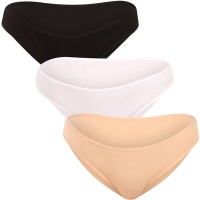 2. akosť 3PACK dámske nohavičky Nedeto viacfarebné XL 2. akosť 3PACK dámske nohavičky Nedeto viacfarebné XL