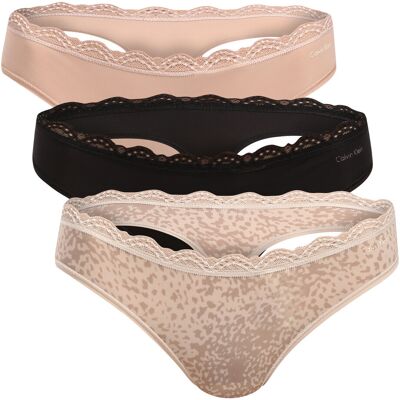 3PACK dámske tangá Calvin Klein viacfarebné (QD5300-3FC) XS 3PACK dámske tangá Calvin Klein viacfarebné (QD5300-3FC) XS