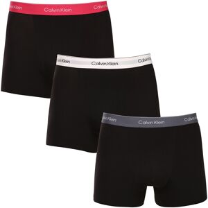 3PACK pánske boxerky Calvin Klein čierne (NB4286-3VO) M, trenky 3PACK pánske boxerky Calvin Klein čierne (NB4286-3VO) M, trenky