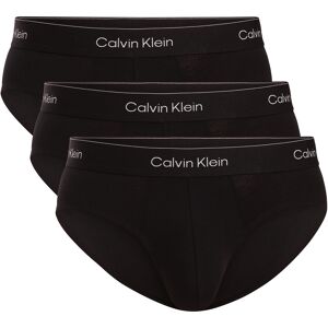3PACK pánske slipy Calvin Klein čierné (NB4388-TM6) S 3PACK pánske slipy Calvin Klein čierné (NB4388-TM6) S