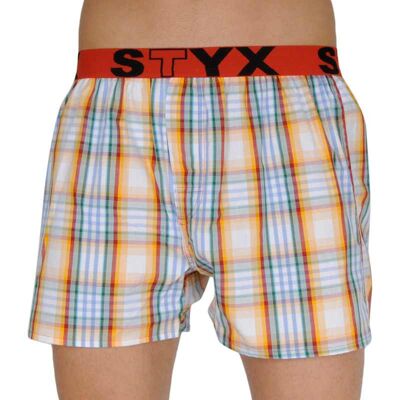 Pánske trenky Styx športová guma viacfarebné (B105) S, trenírky Pánske trenky Styx športová guma viacfarebné (B105) S, trenírky