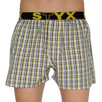 Pánske trenky Styx športová guma viacfarebné (B107) S, trenírky Pánske trenky Styx športová guma viacfarebné (B107) S, trenírky