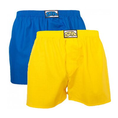 Pomoc Ukrajine - 2PACK pánske trenky Styx S, trenírky Pomoc Ukrajine - 2PACK pánske trenky Styx S, trenírky
