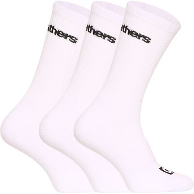 3PACK ponožky Horsefeathers biele (AA1077B) L 3PACK ponožky Horsefeathers biele (AA1077B) L