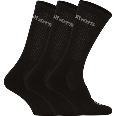 3PACK ponožky Horsefeathers čierne (AA1077A) L 3PACK ponožky Horsefeathers čierne (AA1077A) L