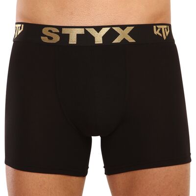 Pánske boxerky Styx / KTV long športová guma čierne - čierna guma (UTC960) XXL, trenky Pánske boxerky Styx / KTV long športová guma čierne - čierna guma (UTC960) XXL, trenky