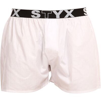 Pánske trenky Styx športová guma biele (B1061) XL, trenírky Pánske trenky Styx športová guma biele (B1061) XL, trenírky