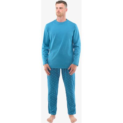 Pánske pyžamo Gino petrolejové (79129) XL Pánske pyžamo Gino petrolejové (79129) XL