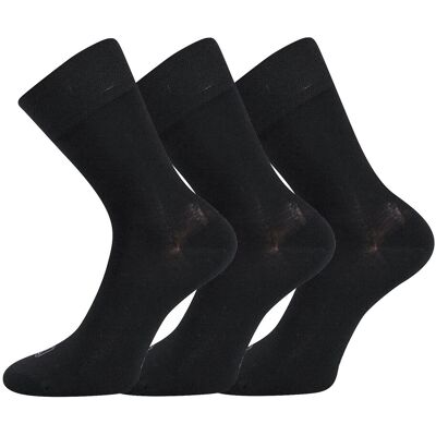 3PACK ponožky Lonka bambusové čierné (Deli) L 3PACK ponožky Lonka bambusové čierné (Deli) L