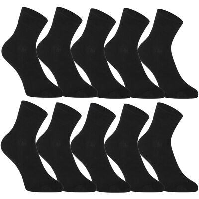 10PACK ponožky Styx členkové bambusové čierne (10HBK960) S 10PACK ponožky Styx členkové bambusové čierne (10HBK960) S
