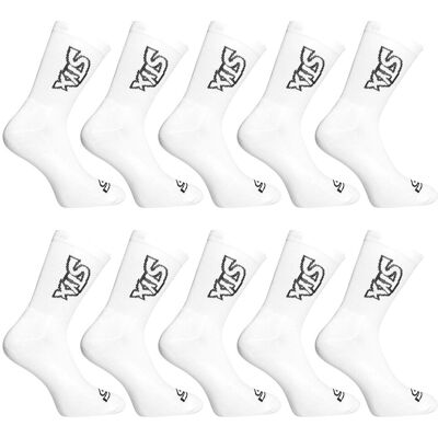 10PACK ponožky Styx vysoké biele (10HV1061) XL 10PACK ponožky Styx vysoké biele (10HV1061) XL
