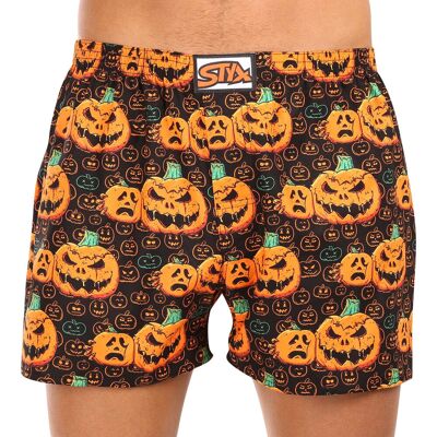 Pánske trenírky Styx art klasická guma nadrozmer Halloween tekvica (E1755) 4XL Pánske trenírky Styx art klasická guma nadrozmer Halloween tekvica (E1755) 4XL