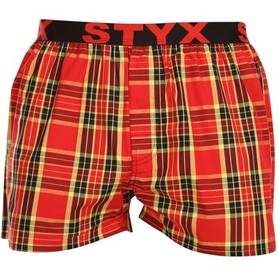 Pánske trenky Styx športová guma viacfarebné (B1014) S, trenírky Pánske trenky Styx športová guma viacfarebné (B1014) S, trenírky