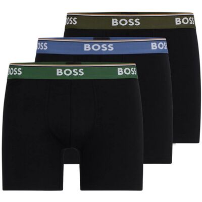 3PACK pánske boxerky BOSS čierné (50508950 971) M, trenky 3PACK pánske boxerky BOSS čierné (50508950 971) M, trenky