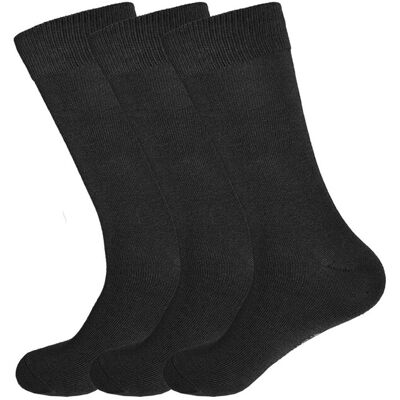 Gianvaglia 3PACK ponožky Benysøn vysoké čierné (SK-201) S Gianvaglia 3PACK ponožky Benysøn vysoké čierné (SK-201) S