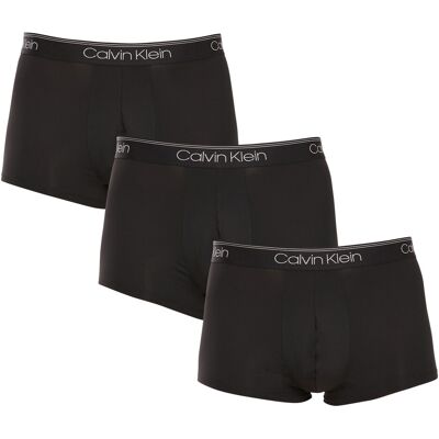 3PACK pánske boxerky Calvin Klein čierné (NB2569A-UB1) M, trenky 3PACK pánske boxerky Calvin Klein čierné (NB2569A-UB1) M, trenky