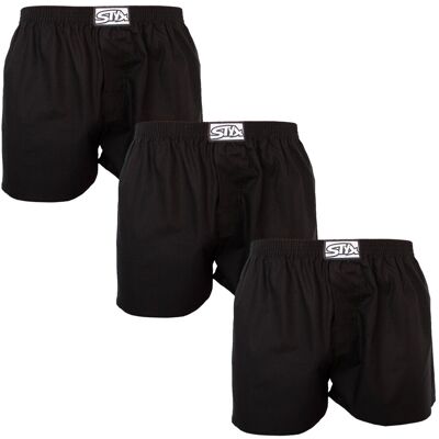 3PACK pánske trenky Styx klasická guma čierné (3A0960) S, trenírky 3PACK pánske trenky Styx klasická guma čierné (3A0960) S, trenírky