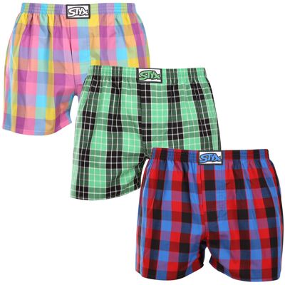 3PACK pánske trenky Styx klasická guma viacfarebné (3A102729) XXL, trenírky 3PACK pánske trenky Styx klasická guma viacfarebné (3A102729) XXL, trenírky