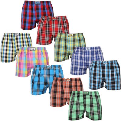 10PACK pánske trenky Styx klasická guma viacfarebné (10A102130) M, trenírky 10PACK pánske trenky Styx klasická guma viacfarebné (10A102130) M, trenírky
