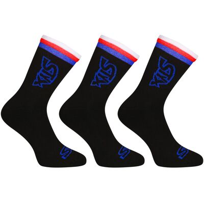 3PACK ponožky Styx vysoké čierne trikolóra (3HV09000) L 3PACK ponožky Styx vysoké čierne trikolóra (3HV09000) L