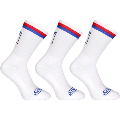 3PACK ponožky Styx vysoké biele trikolóra (3HV10111) L 3PACK ponožky Styx vysoké biele trikolóra (3HV10111) L