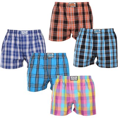5PACK pánske trenky Styx klasická guma viacfarebné (5A102230) XL, trenírky 5PACK pánske trenky Styx klasická guma viacfarebné (5A102230) XL, trenírky