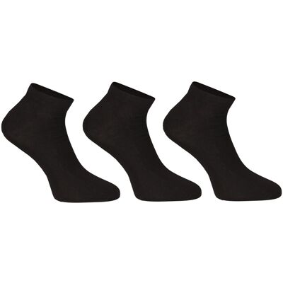 3PACK ponožky Nedeto nízke bambusové čierne (3PBN01) XL 3PACK ponožky Nedeto nízke bambusové čierne (3PBN01) XL