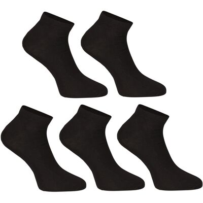 5PACK ponožky Nedeto nízke bambusové čierne (5PBN01) M 5PACK ponožky Nedeto nízke bambusové čierne (5PBN01) M