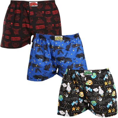 3PACK pánske trenky Styx art klasická guma viacfarebné (3A17789) XL, trenírky 3PACK pánske trenky Styx art klasická guma viacfarebné (3A17789) XL, trenírky