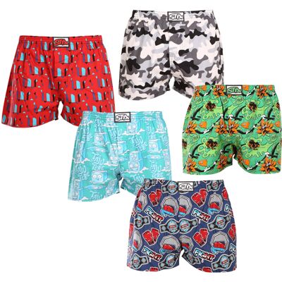 5PACK pánske trenky Styx art klasická guma viacfarebné (5A1476779) XL, trenírky 5PACK pánske trenky Styx art klasická guma viacfarebné (5A1476779) XL, trenírky
