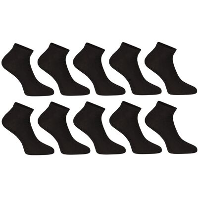 10PACK ponožky Nedeto nízke bambusové čierne (10PBN01) L 10PACK ponožky Nedeto nízke bambusové čierne (10PBN01) L