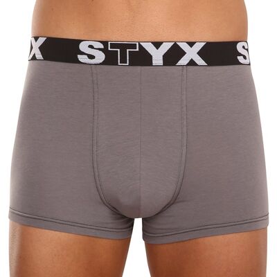 Pánske boxerky Styx športová guma nadrozmer tmavo sivé (R1063) 4XL, trenky Pánske boxerky Styx športová guma nadrozmer tmavo sivé (R1063) 4XL, trenky
