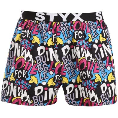 Pánske trenky Styx art športová guma Pink Bubble (B1058) XL, trenírky Pánske trenky Styx art športová guma Pink Bubble (B1058) XL, trenírky