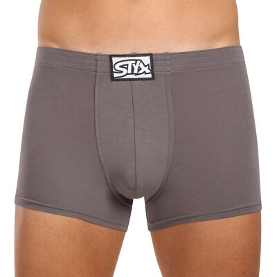 Pánske boxerky Styx klasická guma tmavo sivé (Q1063) S, trenky Pánske boxerky Styx klasická guma tmavo sivé (Q1063) S, trenky