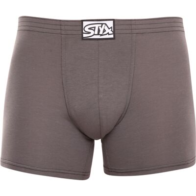 Pánske boxerky Styx long klasická guma tmavo sivé (F1063) S, trenky Pánske boxerky Styx long klasická guma tmavo sivé (F1063) S, trenky