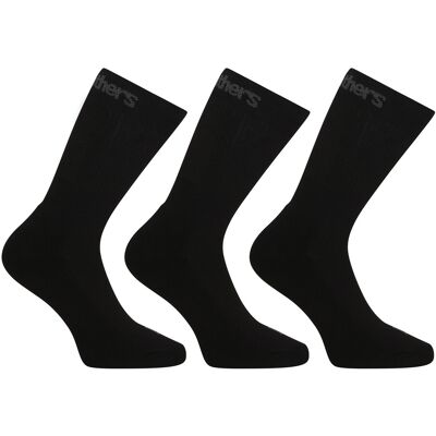 3PACK ponožky Horsefeathers čierne (AA547A) L 3PACK ponožky Horsefeathers čierne (AA547A) L