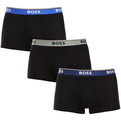3PACK pánske boxerky BOSS čierné (50517827 969) M, trenky 3PACK pánske boxerky BOSS čierné (50517827 969) M, trenky