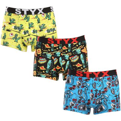 3PACK Pánske boxerky Styx art športová guma nadrozmer (3R13188) 4XL, trenky 3PACK Pánske boxerky Styx art športová guma nadrozmer (3R13188) 4XL, trenky