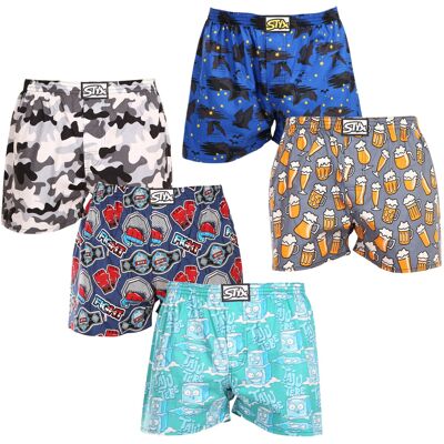 5PACK pánske trenky Styx art klasická guma viacfarebné (5A1377679) L, trenírky 5PACK pánske trenky Styx art klasická guma viacfarebné (5A1377679) L, trenírky