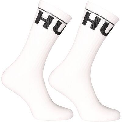 2PACK ponožky Hugo vysoké bielé (50510647 100) L 2PACK ponožky Hugo vysoké bielé (50510647 100) L
