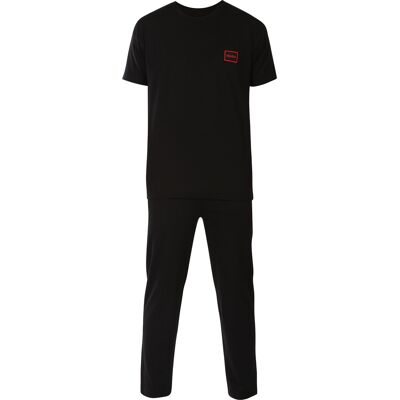 Pánske pyžamo HUGO čierné (50525331 001) XL Pánske pyžamo HUGO čierné (50525331 001) XL