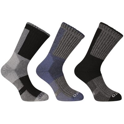 3PACK ponožky Nedeto vysoké zimné viacfarebné (3NWV1) L 3PACK ponožky Nedeto vysoké zimné viacfarebné (3NWV1) L