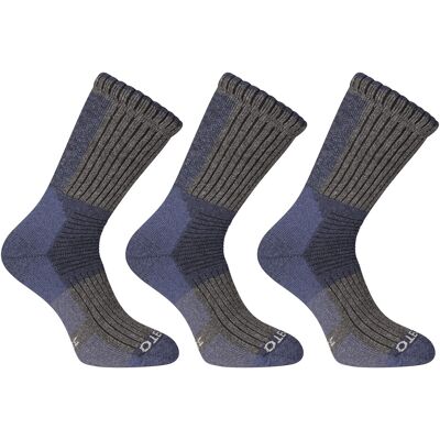 3PACK ponožky Nedeto vysoké zimné modré (3NWM1) S 3PACK ponožky Nedeto vysoké zimné modré (3NWM1) S