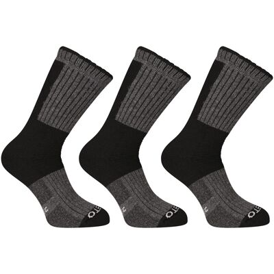 3PACK ponožky Nedeto vysoké zimné čierné (3NWC1) S 3PACK ponožky Nedeto vysoké zimné čierné (3NWC1) S